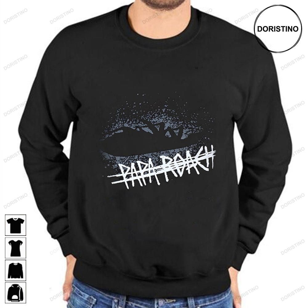 Papa Roach Band Black And White Logo Trending Style