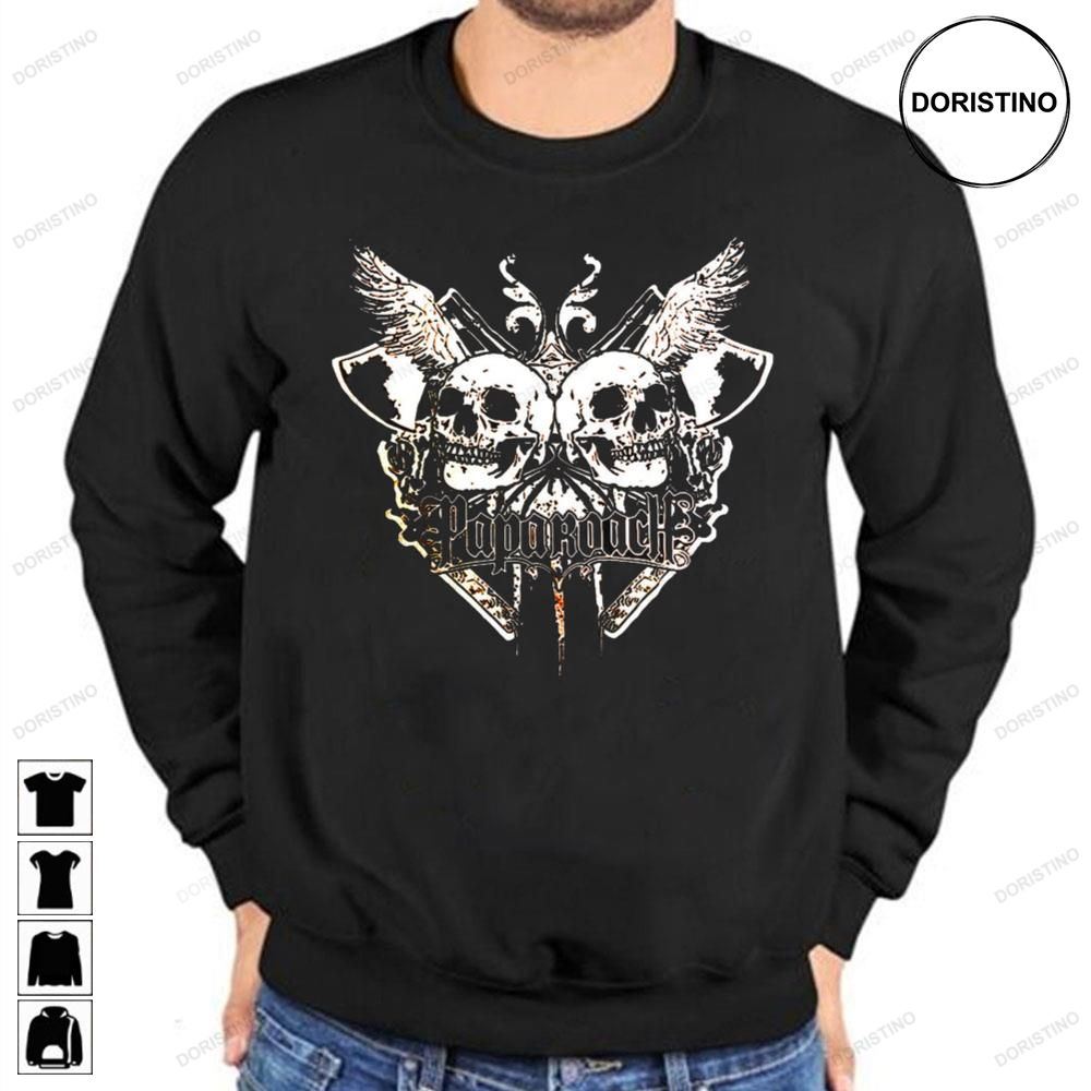 Papa Roach Band Skull Art Awesome Shirts