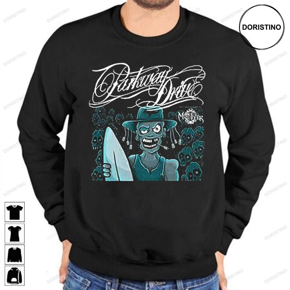 Parkway Drive Black And White Artwork Awesome Shirts