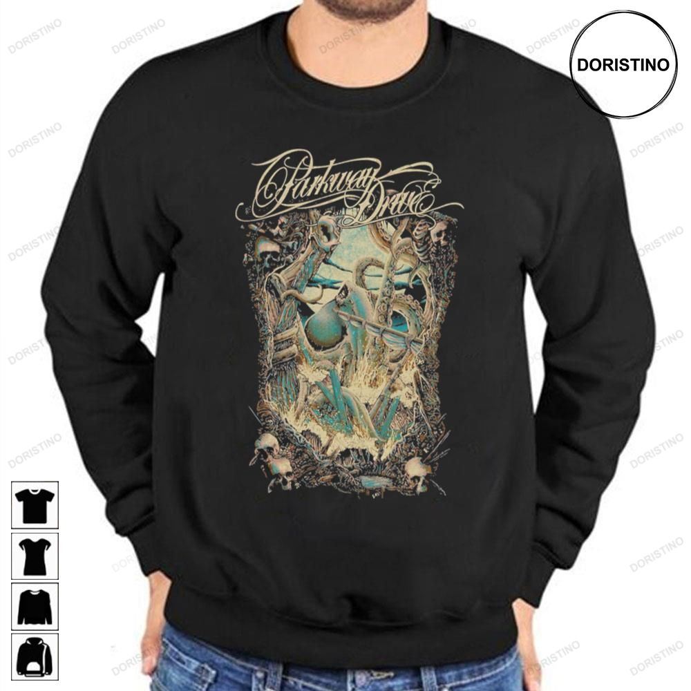 Parkway Drive Octopus Graphic Band Art Awesome Shirts
