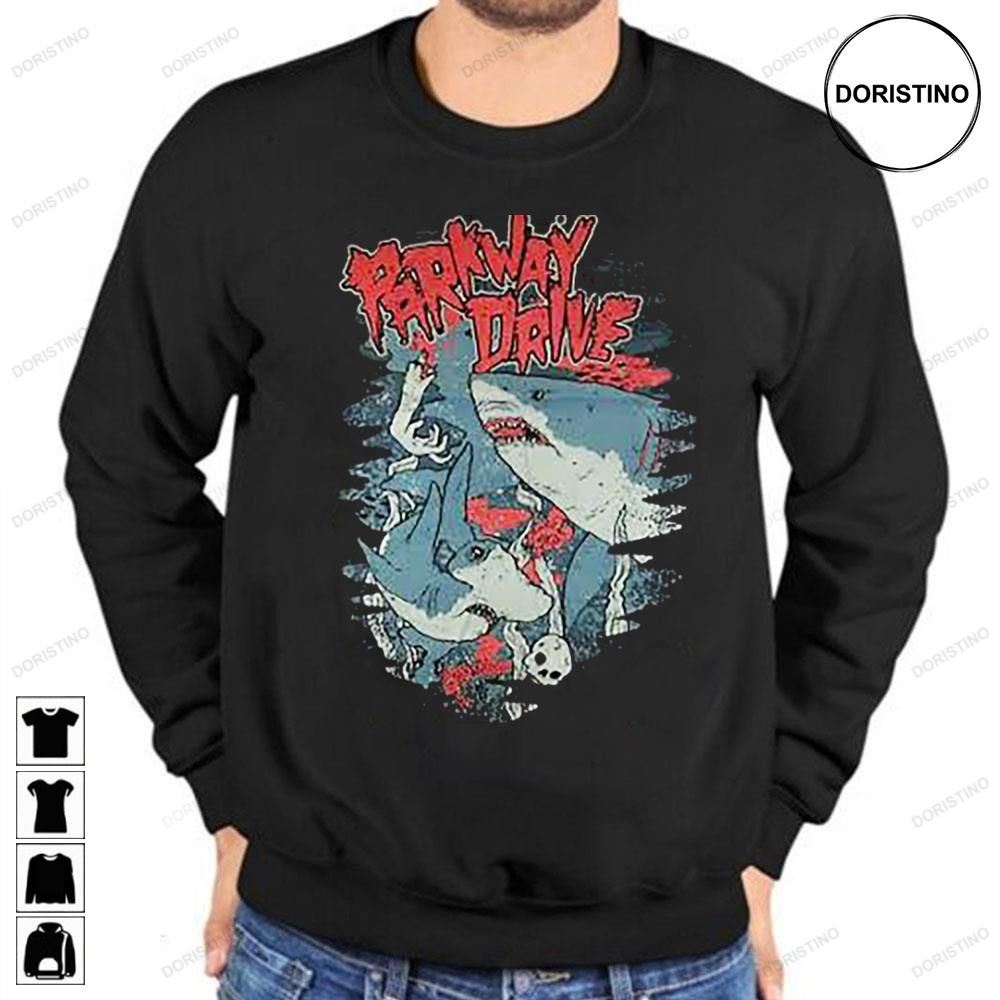 Parkway Drive Sharks Band Art Trending Style