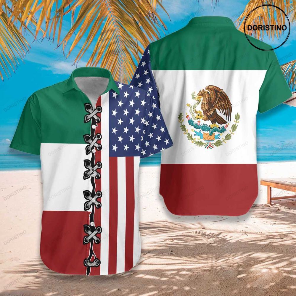 American Mexico Flag Limited Edition Hawaiian Shirt
