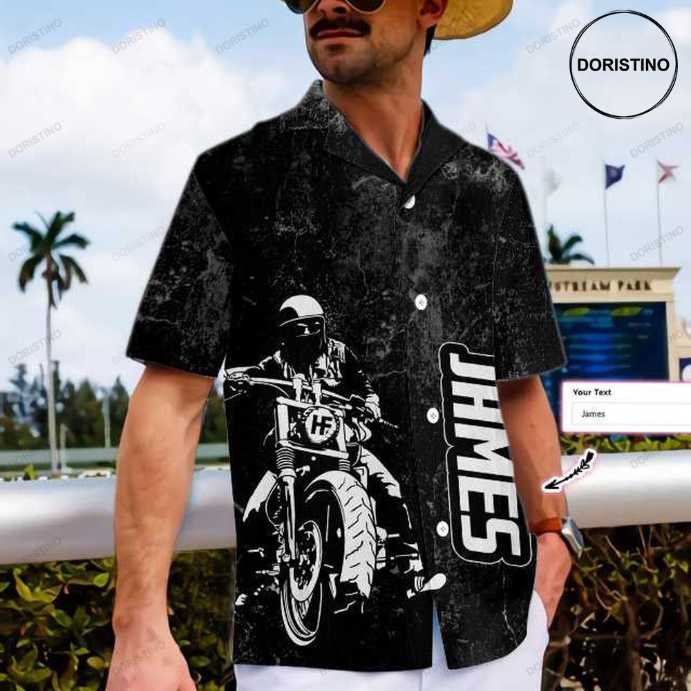 American Motorcycle Indian For Old Biker Custom Personalized Riding Skull Native Amer Hawaiian Shirt