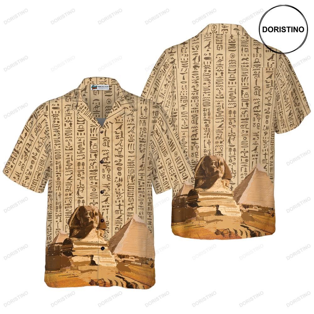 Ancient Egypt Hieroglyphs Limited Edition Hawaiian Shirt