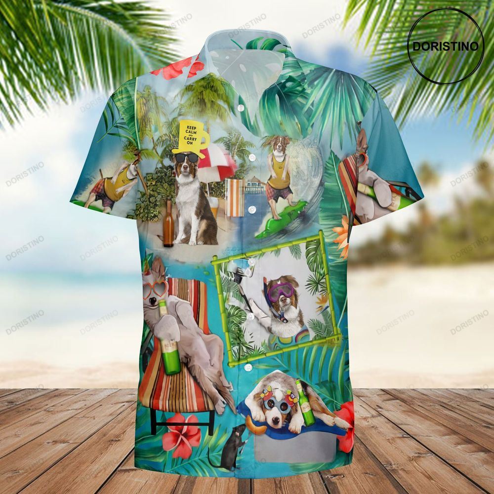 Australian Shepherd Dog Gift For Dogs Lover Hawaiian Shirt