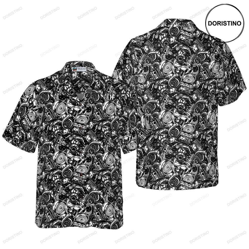 Auto Mechanic Seamless Pattern Limited Edition Hawaiian Shirt