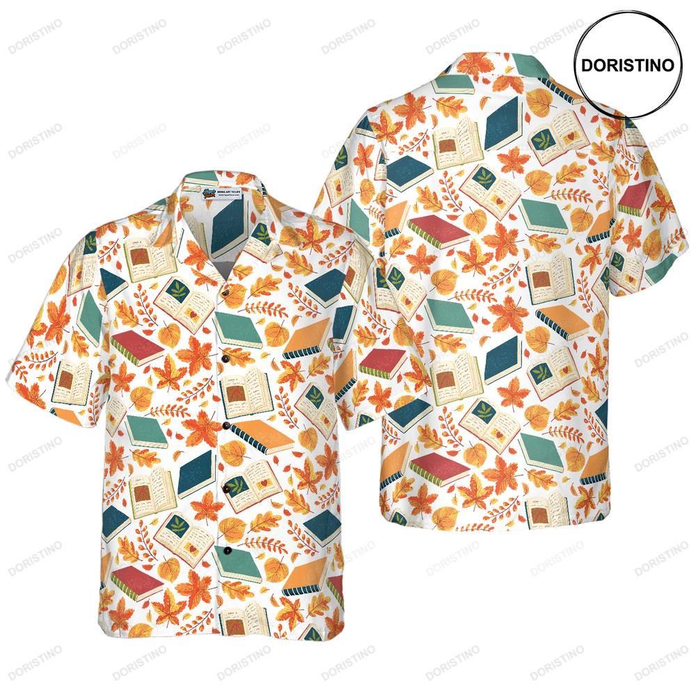 Autumn Is Time To Back To School Teacher Teacher For Men And Women Best Gift Fo Hawaiian Shirt