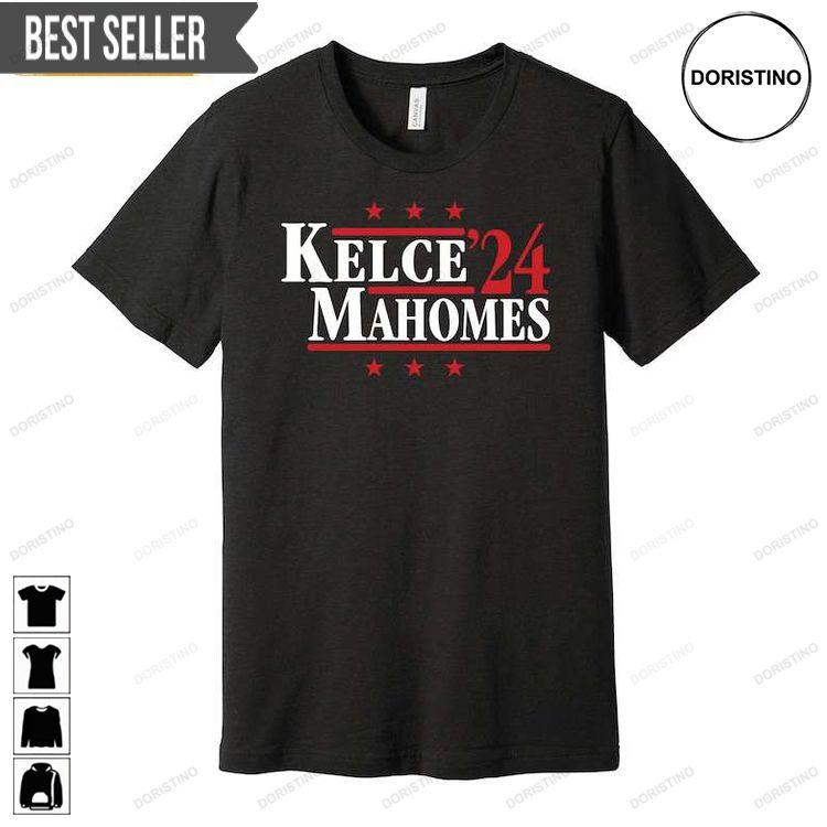 Kelce Mahomes 24 Political Campaign Sweatshirt Long Sleeve Hoodie