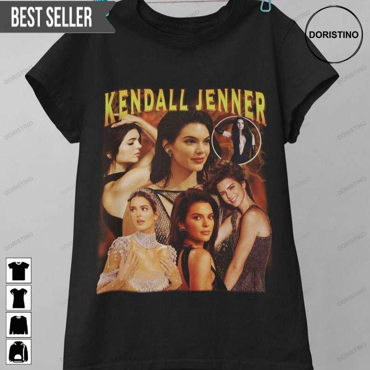 Kendall Jenner Vintage Print Hoodie Tshirt Sweatshirt