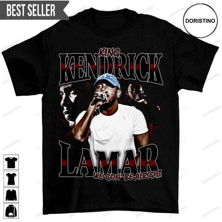 Kendrick Lamar Rapper Vintage Bootleg Hoodie Tshirt Sweatshirt