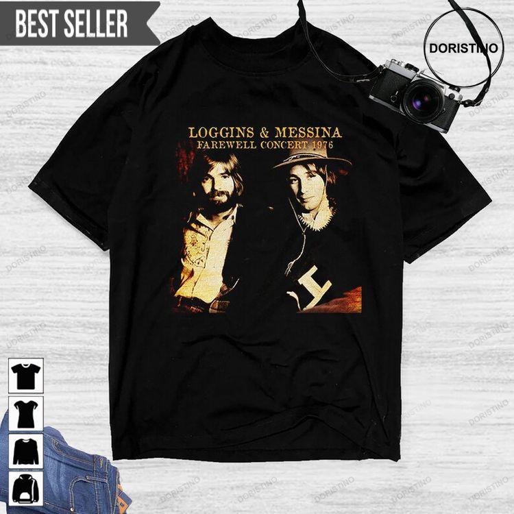 Kenny Loggins And Jim Messina Farewell Concert 1976 Tshirt Sweatshirt Hoodie