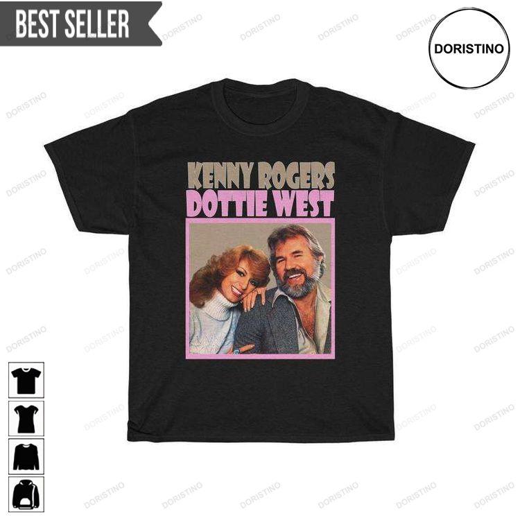 Kenny Rogers And Dottie West Vintage Retro Unisex Hoodie Tshirt Sweatshirt