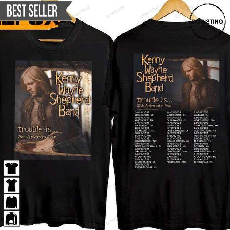 Kenny Wayne Shepherd Band 25th Anniversary 2023 Tour Sweatshirt Long Sleeve Hoodie