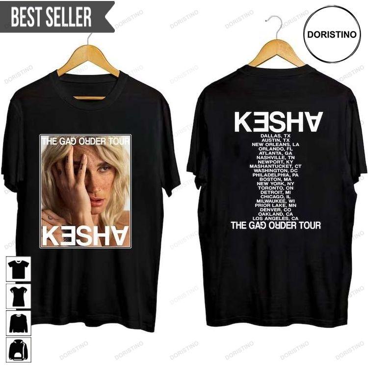 Kesha Gag Order Tour 2023 Short-sleeve Sweatshirt Long Sleeve Hoodie