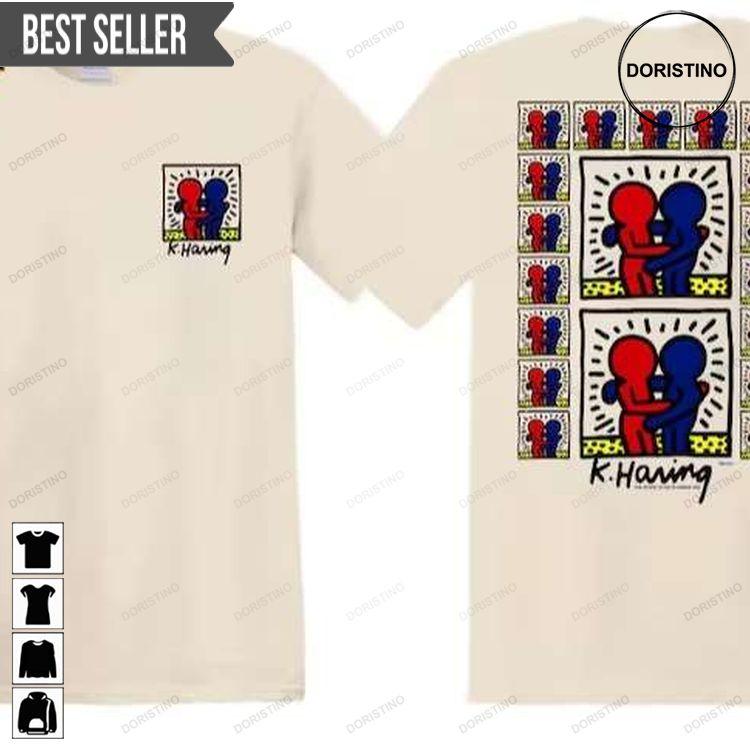 Kharing Fight Aids The Estate Of Keith Haring 1992 Short-sleeve Tshirt Sweatshirt Hoodie