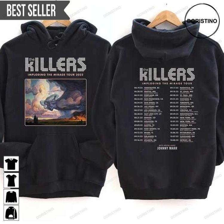 Killers Band Imploding The Mirage Tour 2022 Tshirt Sweatshirt Hoodie