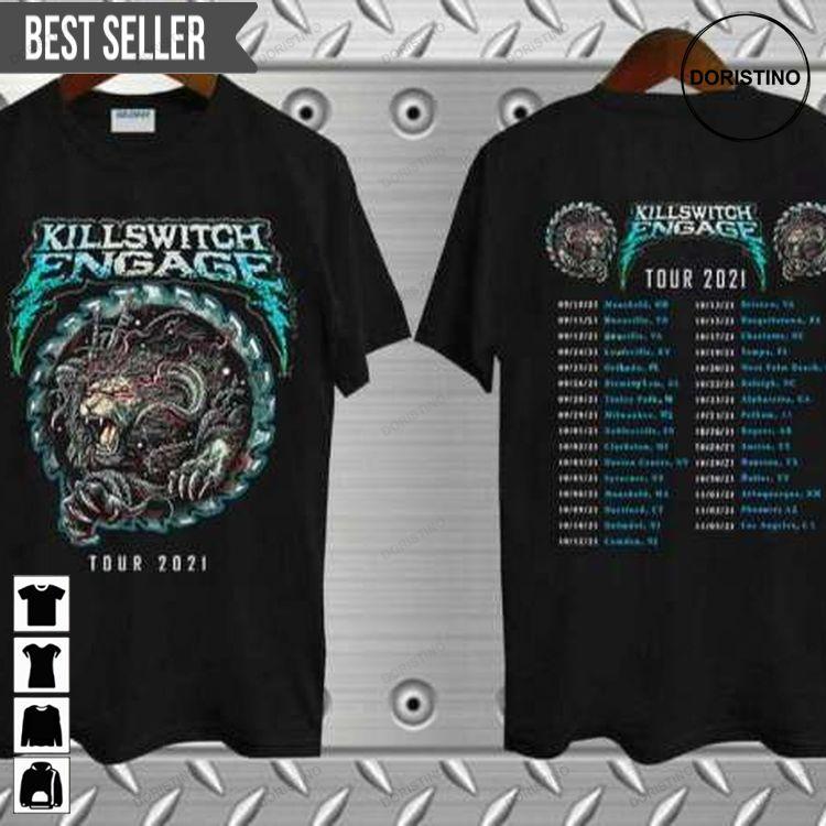 Killswitch Engage Tour Dates 2021 Unisex Graphic Tshirt Sweatshirt Hoodie