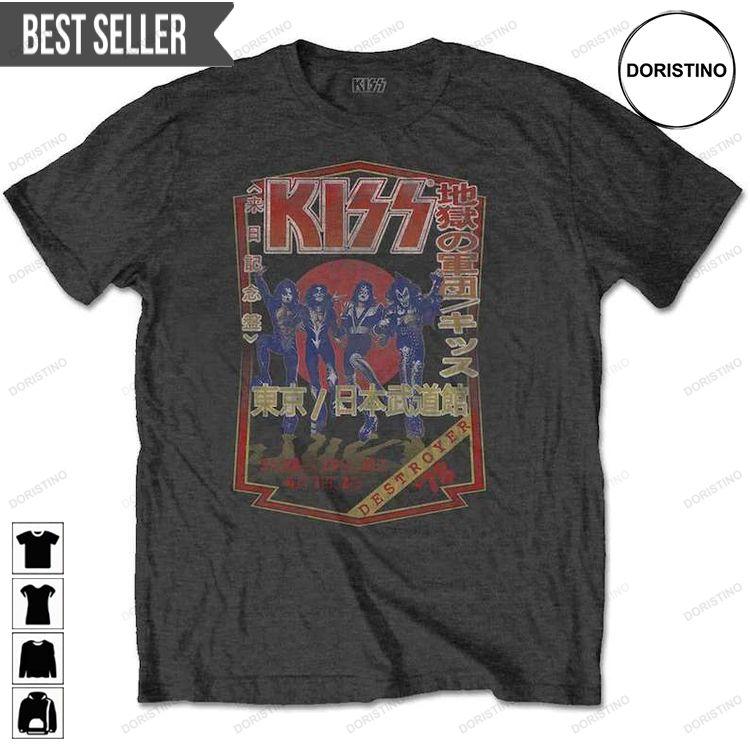 Kiss Band Destroyer Tour 78 Unisex Tshirt Sweatshirt Hoodie