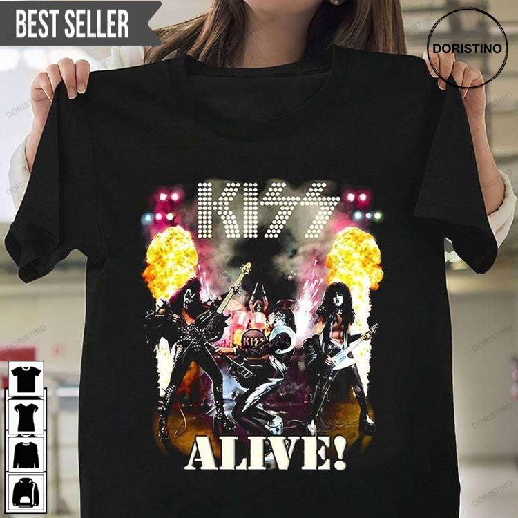 Kiss Band Paul Stanley Ace Frehley Sweatshirt Long Sleeve Hoodie