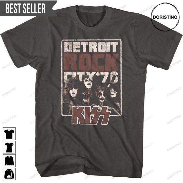 Kiss Detroit Rock City Rock Band Hoodie Tshirt Sweatshirt