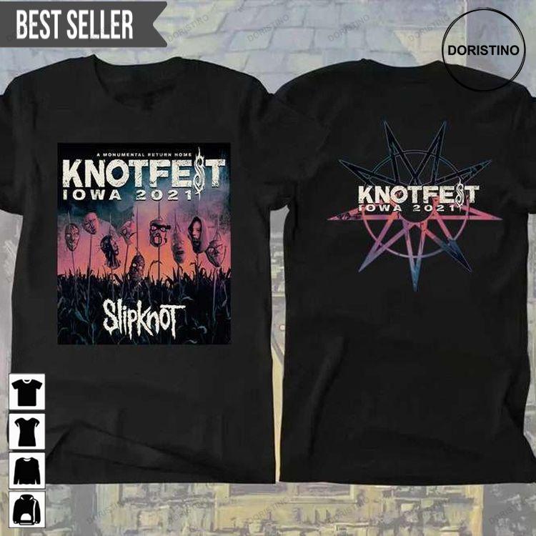 Knotfest Iowa Music Festival 2021 Sweatshirt Long Sleeve Hoodie