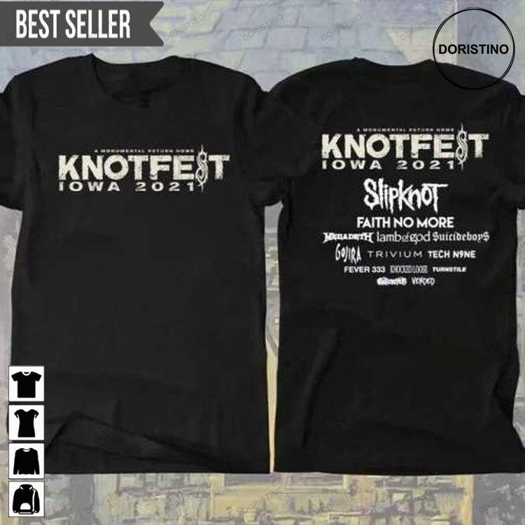 Knotfest Iowa Music Unisex Graphic Tshirt Sweatshirt Hoodie