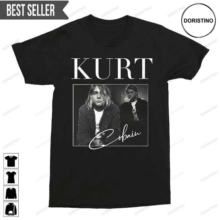 Kurt Cobain Nirvana Unisex Rock Band Hoodie Tshirt Sweatshirt