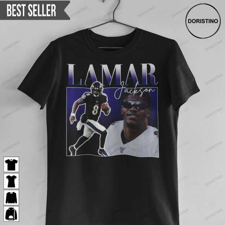 Lamar Jackson Baltimore Ravens Unisex Hoodie Tshirt Sweatshirt