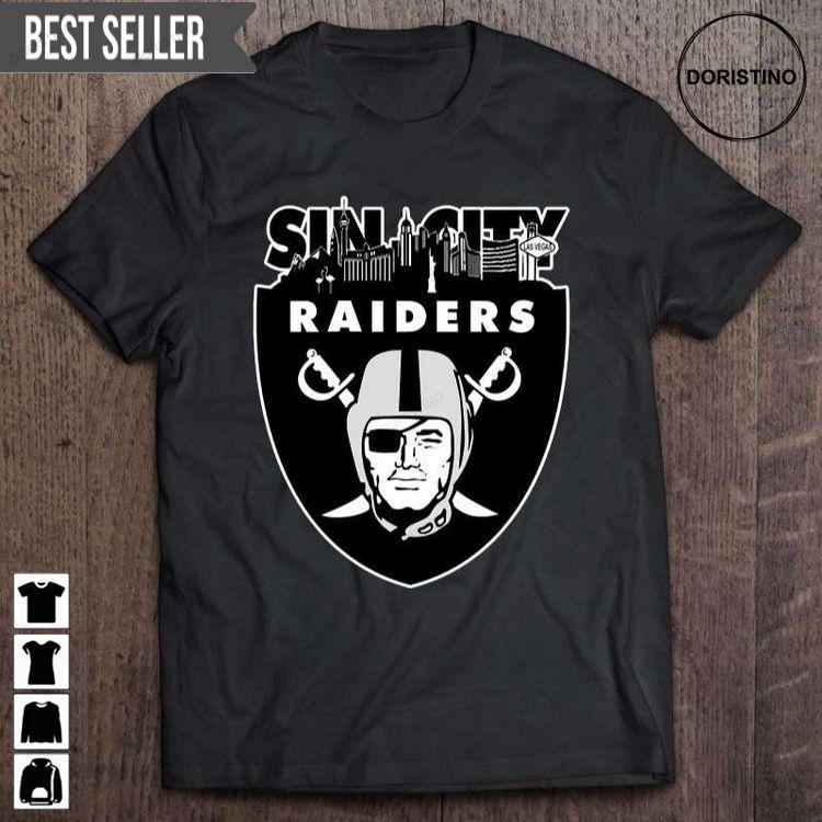 Las Vegas Raiders Sin City Tshirt Sweatshirt Hoodie