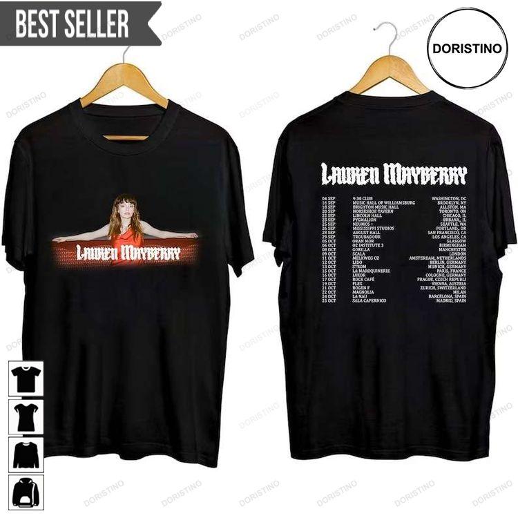 Lauren Mayberry Solo Tour 2023 Adult Short-sleeve Sweatshirt Long Sleeve Hoodie