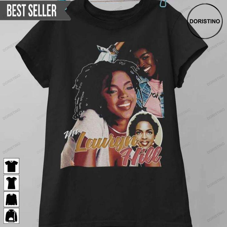 Lauryn Hill Music Retro Vintage Black Tshirt Sweatshirt Hoodie