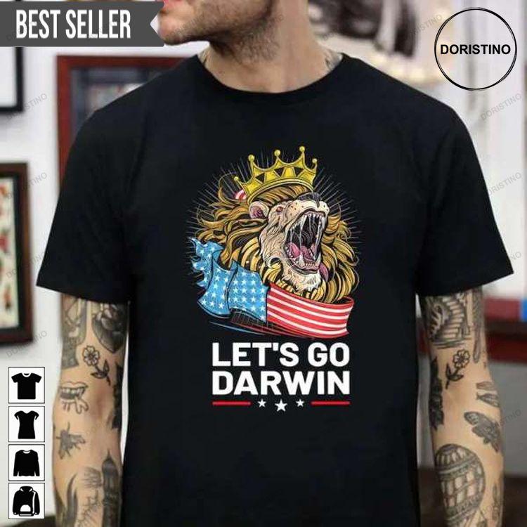 Lets Go Darwin Graphic Hoodie Tshirt Sweatshirt