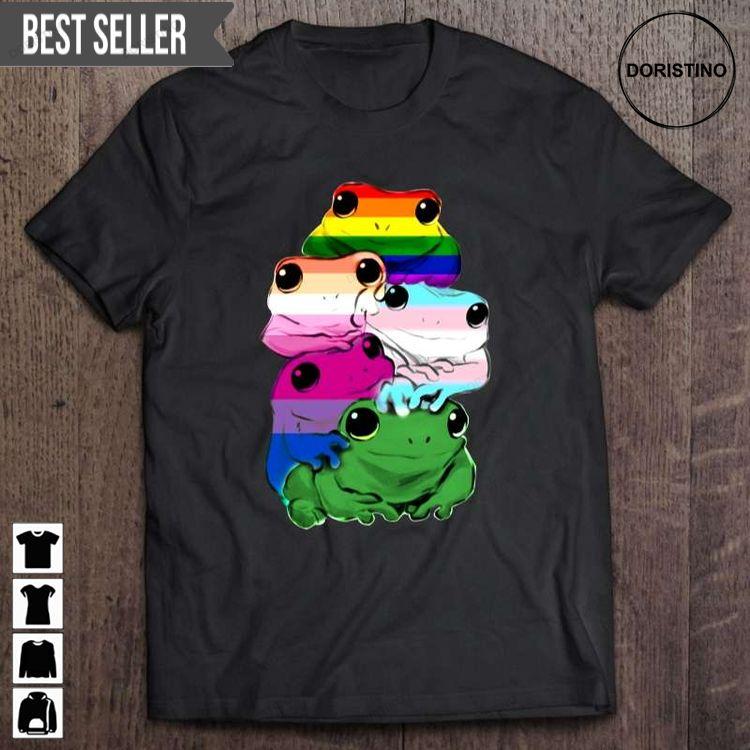 Lgbt Pride Cute Frog Hoodie Tshirt Sweatshirt