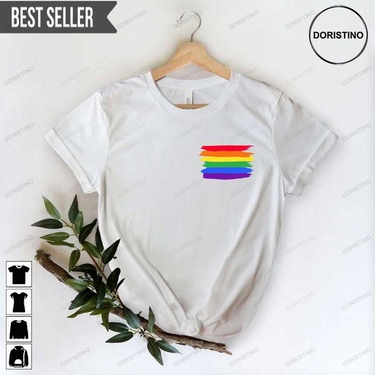 Lgbt Pride Flag Bisexual Lesbian Rainbow Gay Pride Sweatshirt Long Sleeve Hoodie