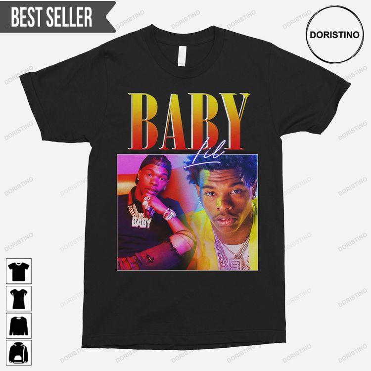 Lil Baby Rapper Vintage Rap Hip Hop Music Hoodie Tshirt Sweatshirt
