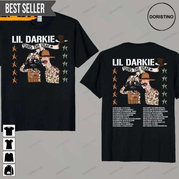 Lil Darkie Tour 2023 Rapper Hoodie Tshirt Sweatshirt