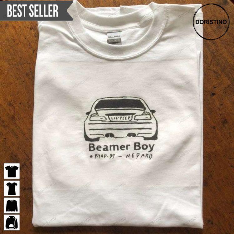 Lil Peep Beamer Boy White Unisex Tshirt Sweatshirt Hoodie