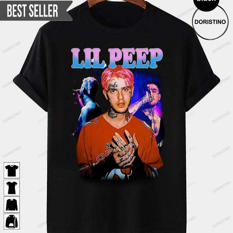 Lil Peep Rapper Retro Rap Music Hip Hop Sweatshirt Long Sleeve Hoodie