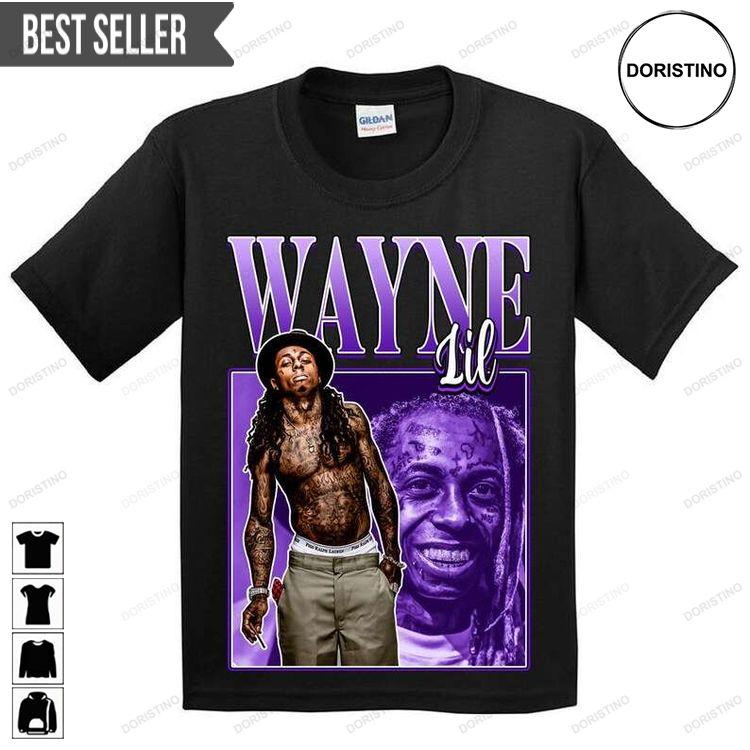 Lil Wayne Rapper Vintage Black Tshirt Sweatshirt Hoodie
