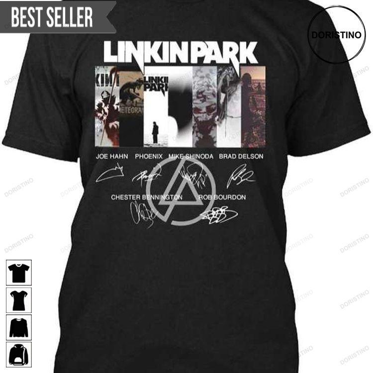Linkin Park Logo Rock Band Signature Tshirt Sweatshirt Hoodie