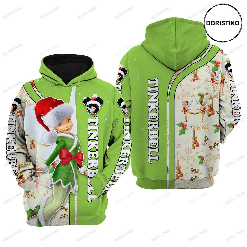 Tinker Bell Christmas Awesome 3D Hoodie
