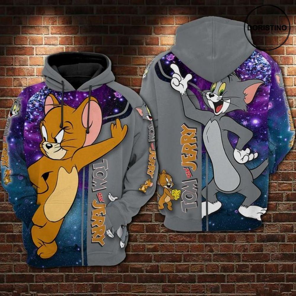 Tom And Jerry Limited Edition 3d Hoodie