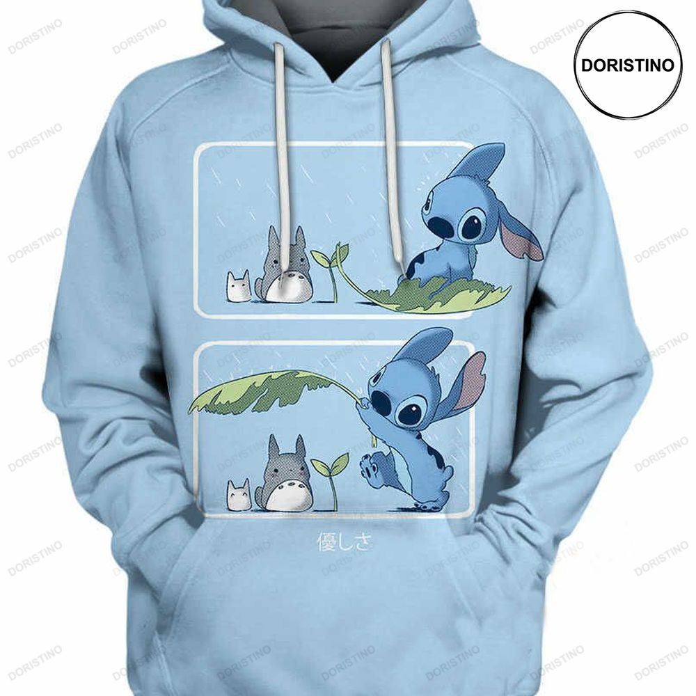 Totoro And Stitch Limited Edition 3d Hoodie