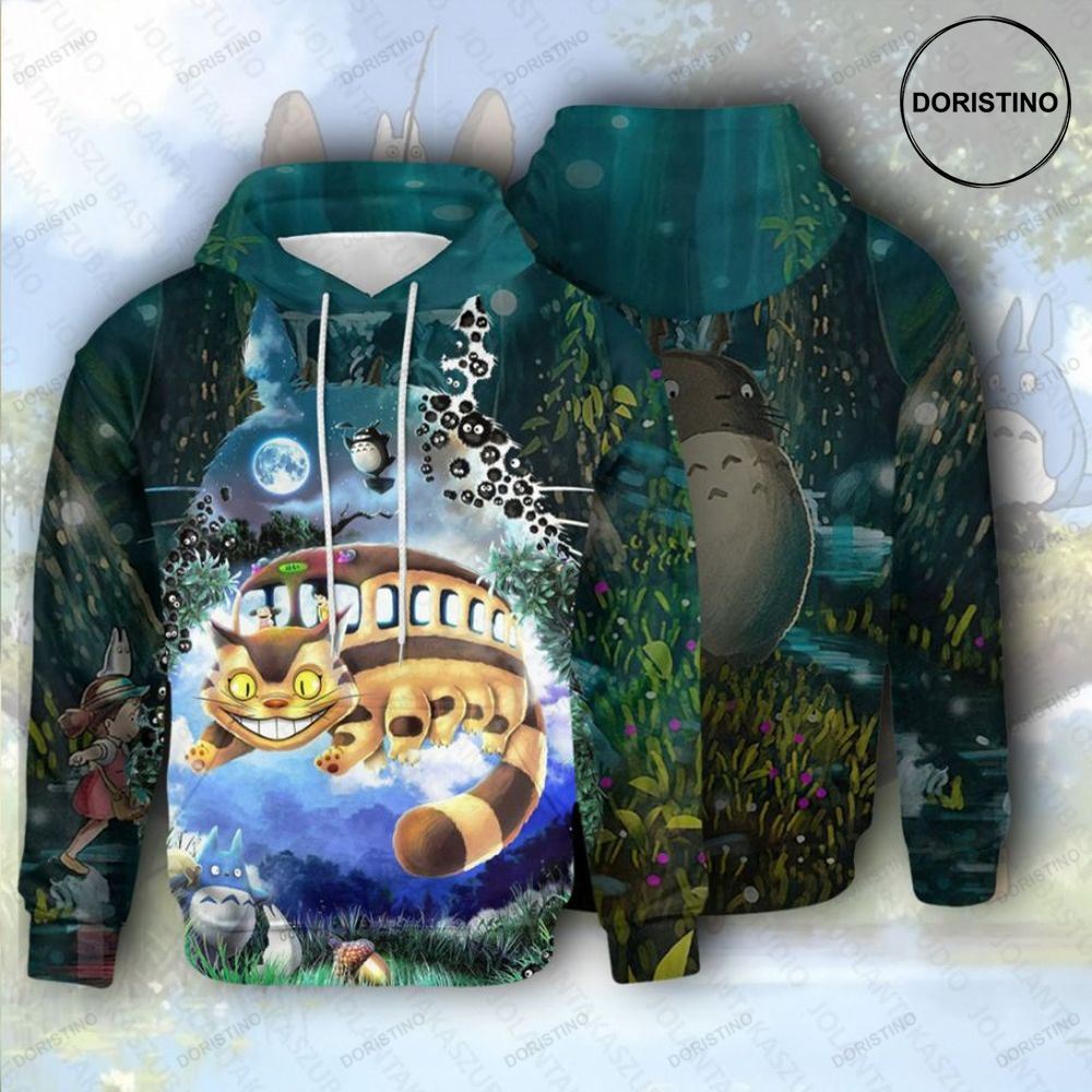Totoro Awesome 3D Hoodie