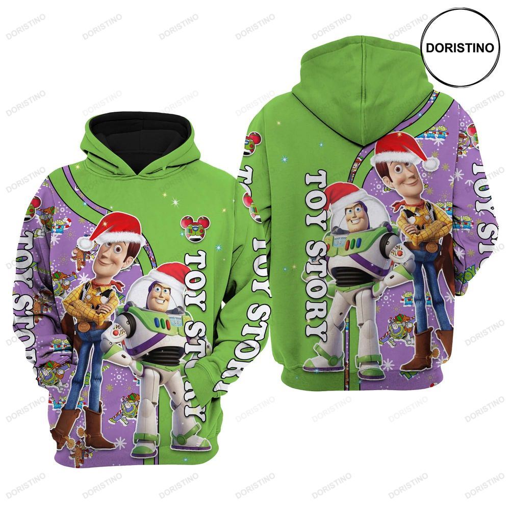 Toy Story Christmas All Over Print Hoodie