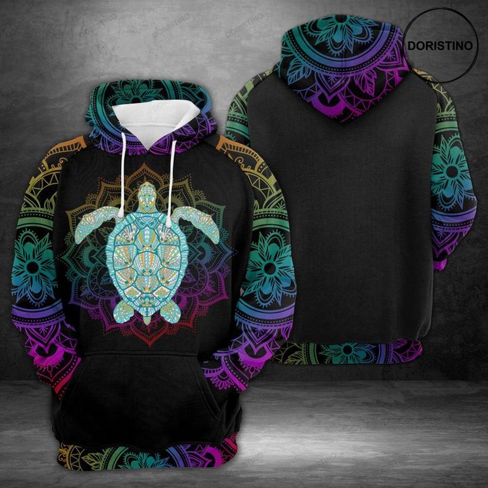 Turtle All Over Print Hoodie