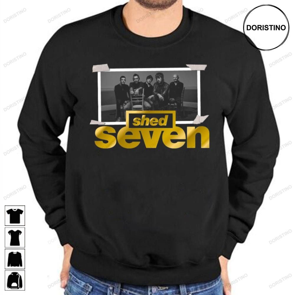 Shed Seven Rock Design Is Everywhere Limited Edition T-shirts