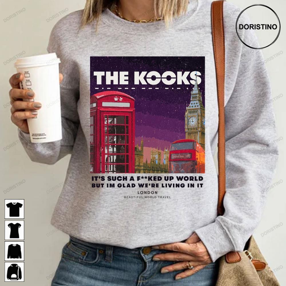 Were Living In London The Kooks Pop-rock Limited Edition T-shirts