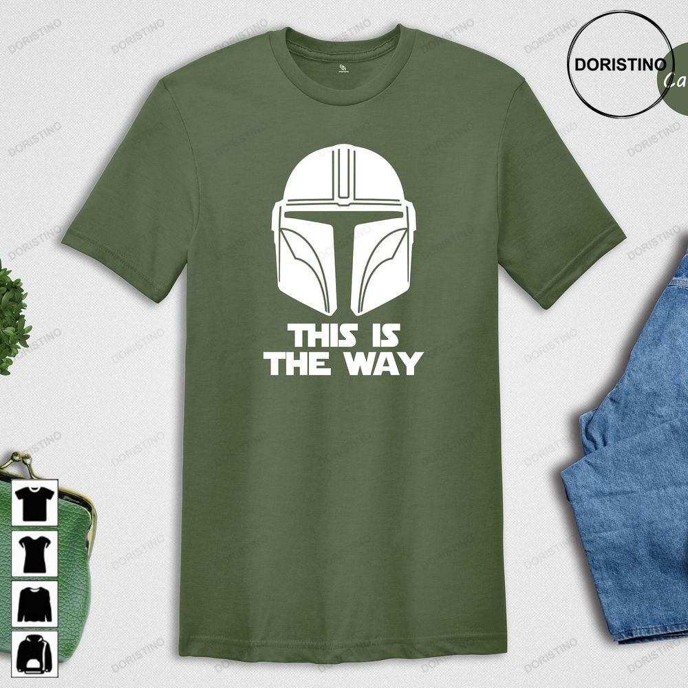This Is The Way The Mandalorian Star Wars Cool Mandalorian Tee Star Wars Gift Din Djarin Mando Trending Style