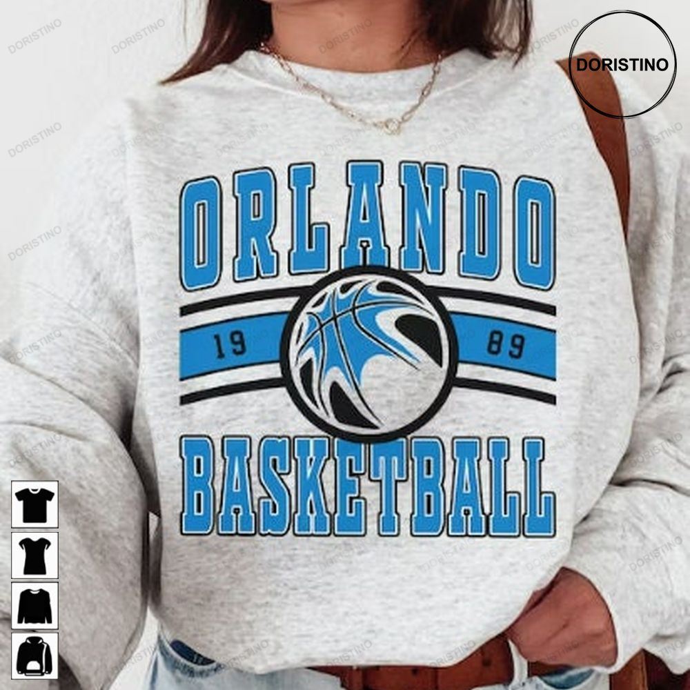 Vintage Orlando Basketball 90s Orlando Basketball Orlando 90s Logo Vintage Orlando Crewneck Qn7y5 Awesome Shirts
